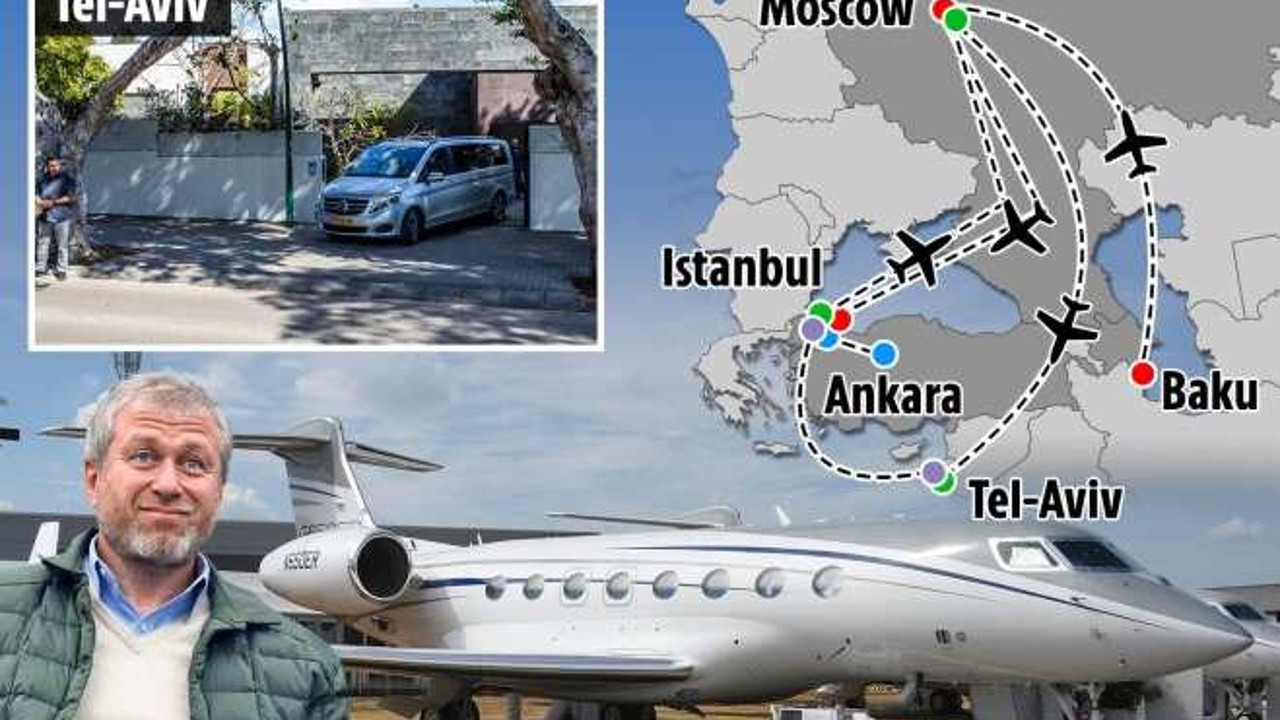 Roman Abramovich'in özel jeti İstanbul'da