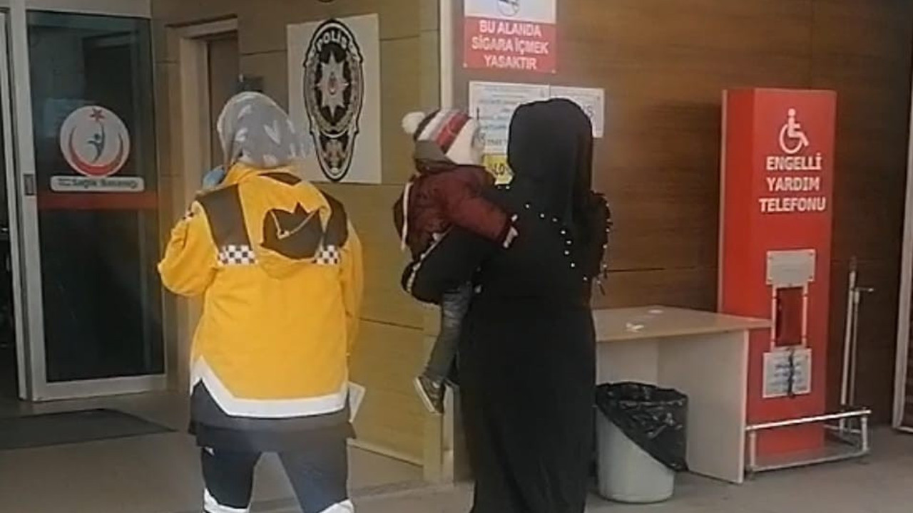 2 yaşındaki afacan Murat'ı 50 kuruşlar hastanelik etti