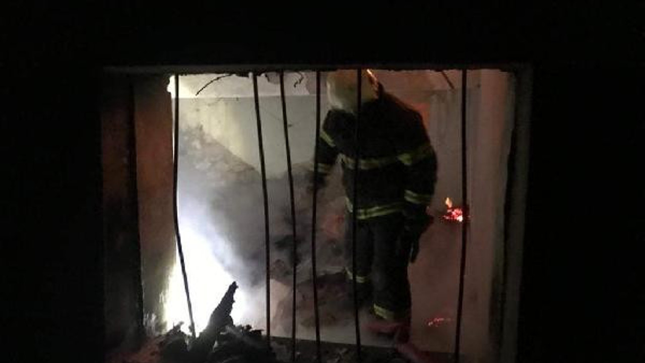 İtfaiye amirinin annesi yangında hayatını kaybetti