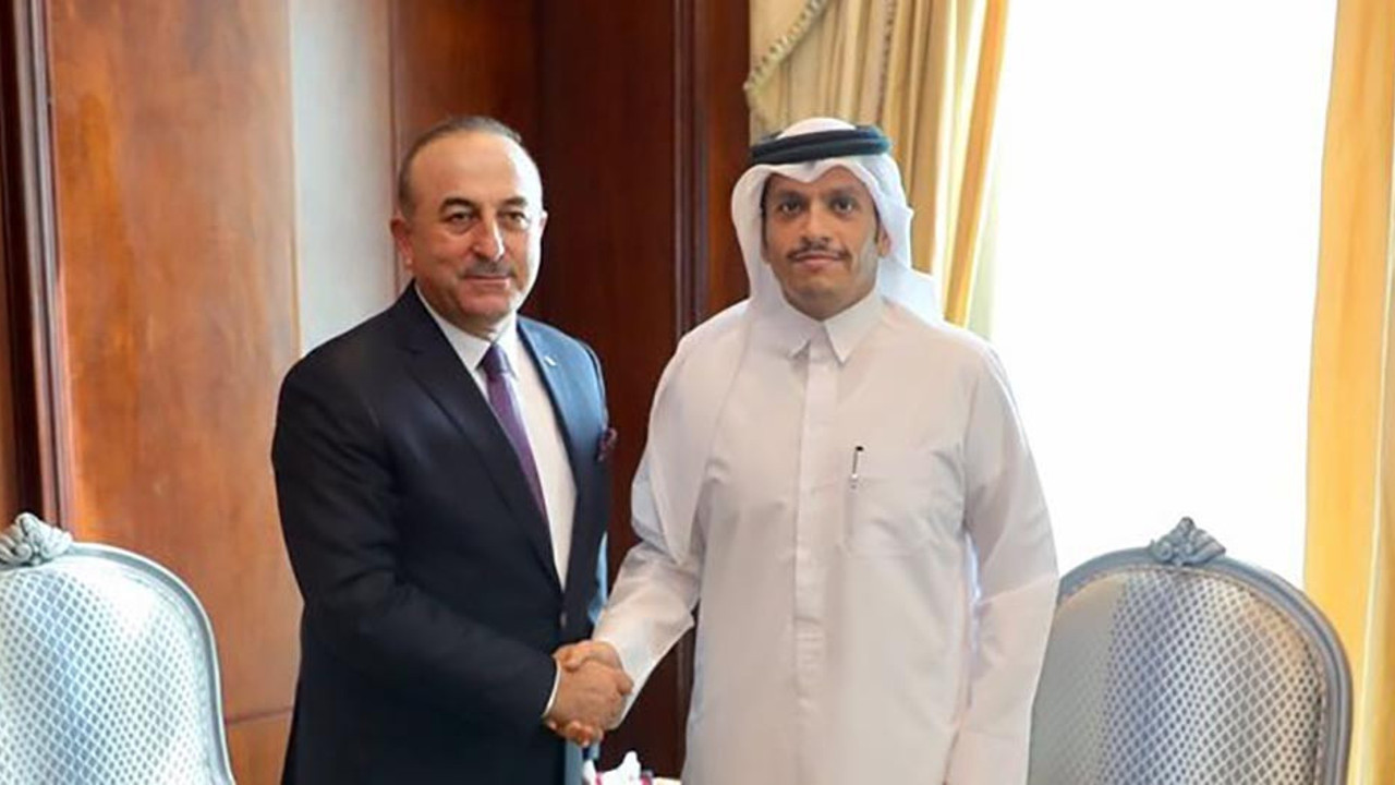 Bakan Çavuşoğlu, Katarlı mevkidaşı ile görüştü