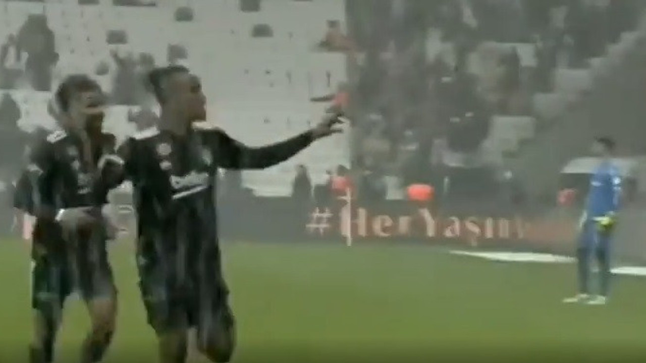 Batshuayi'nin golden sonra yaptığı hareket Beşiktaşlı taraftarları çıldırttı