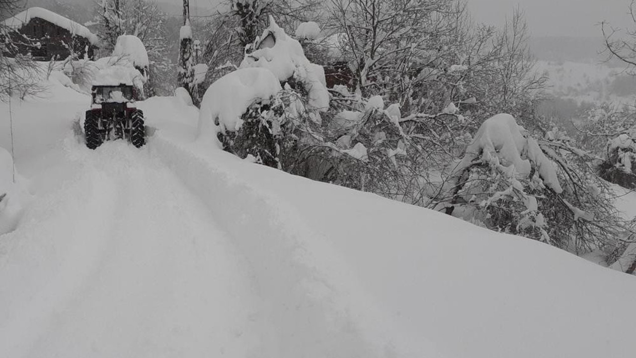 Kastamonu’da 443 köy yolunu ulaşıma kapattı