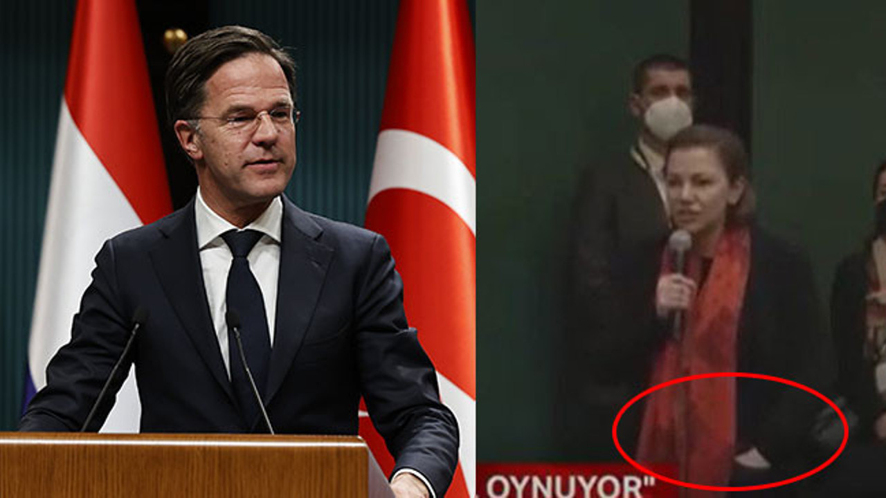 Erdoğan ile Rutte’nin basın toplantısında Hollandalı gazetecinin hareketi damga vurdu
