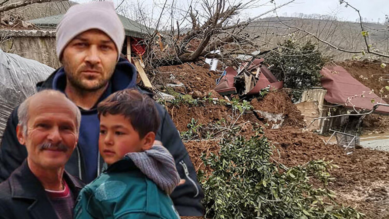 Heyelan kabusu! Saniyelerle ölümden kurtuldular...