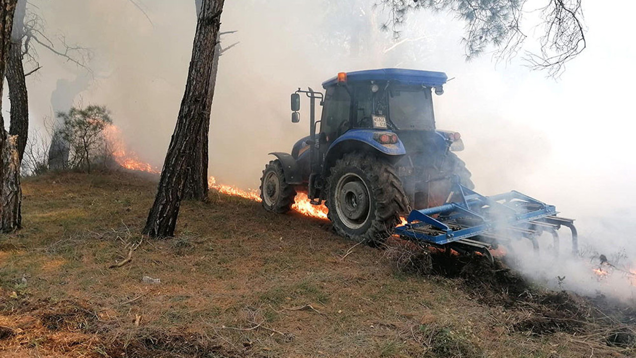 Soma’da çıkan orman yangını söndürüldü