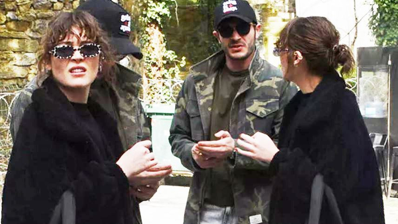 Burak Deniz, “Leyla ile Mecnun” dizisinin Leyla’sı Deniz Işın ile görüntülendi.