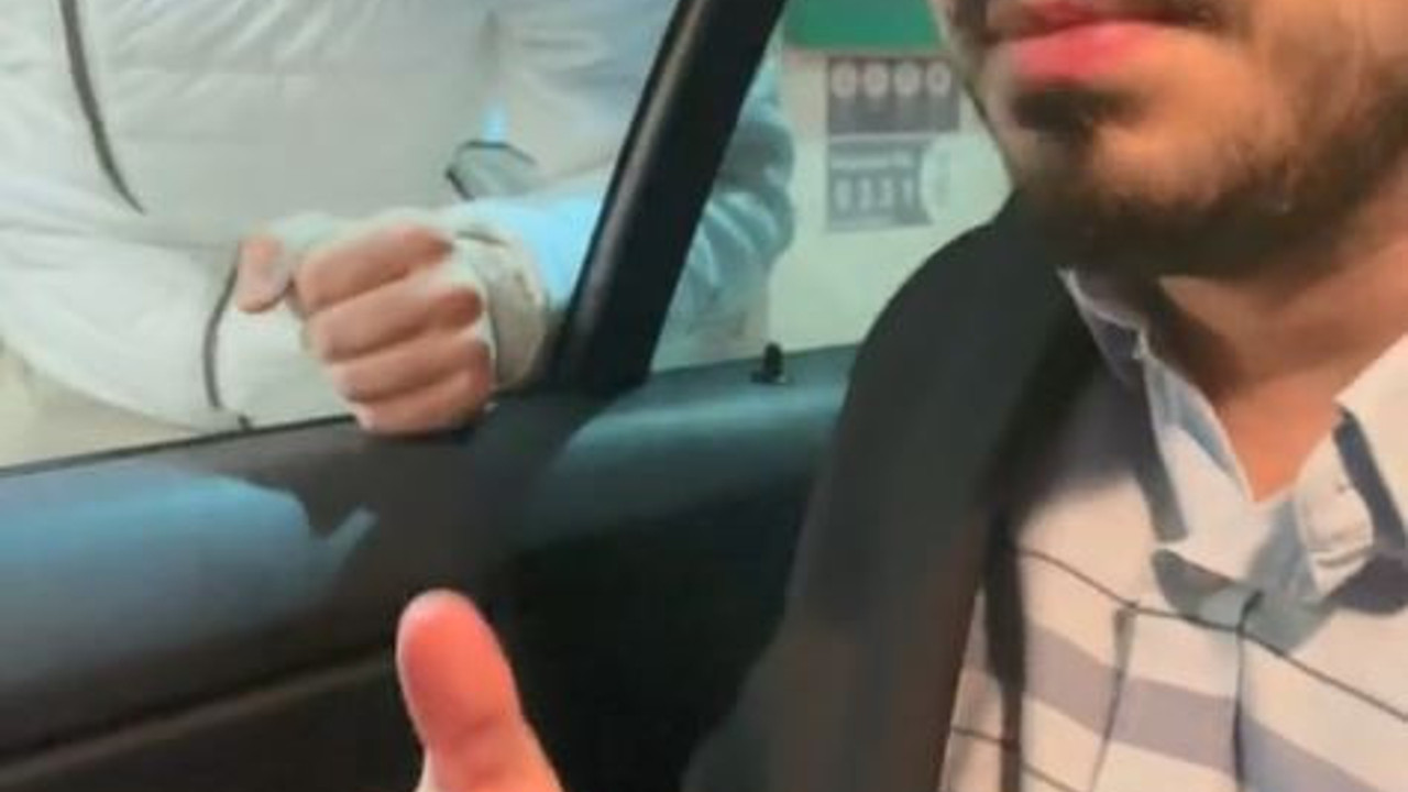 Cumhurbaşkanı Erdoğan'ı taklit ederek ünlenen genç bu kez benzin istasyonunda taklit yaptı