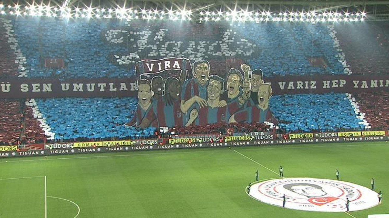 Trabzonspor'da Akyazı'da şov zamanı! Koreografi...