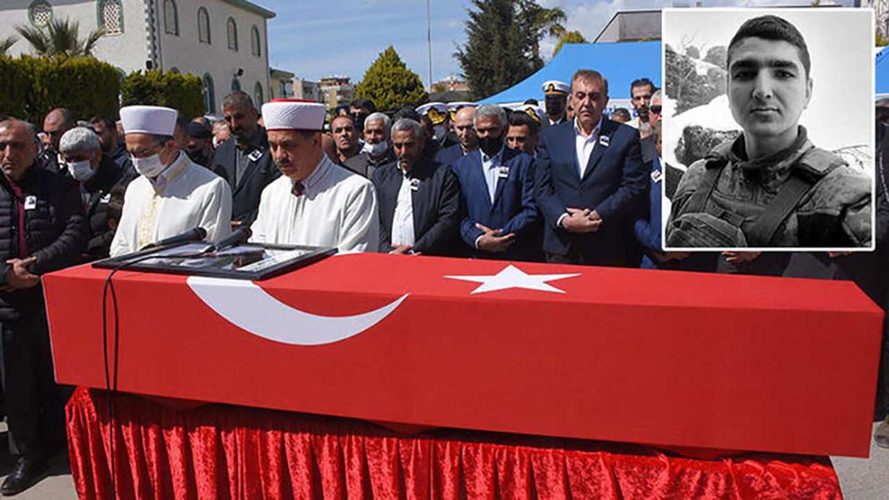 Şehit asteğmene yürek yakan veda