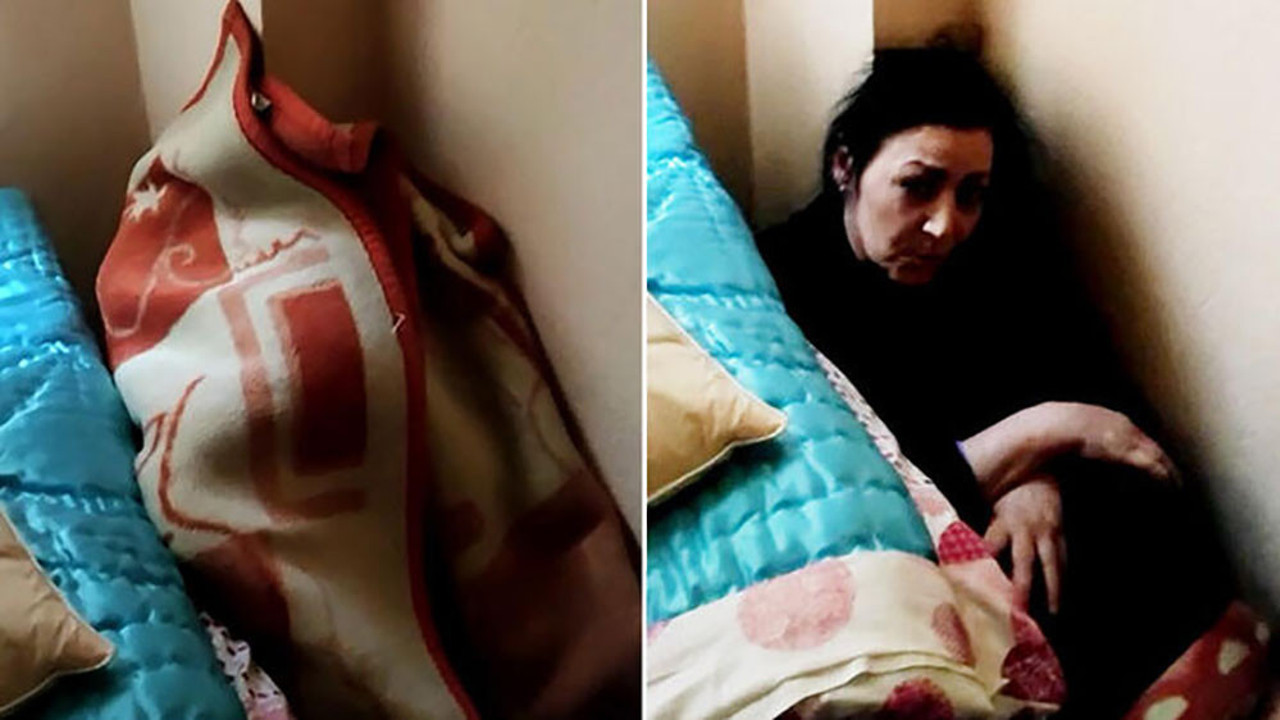 Suç makinesi bakıcı battaniyenin altında yakalandı