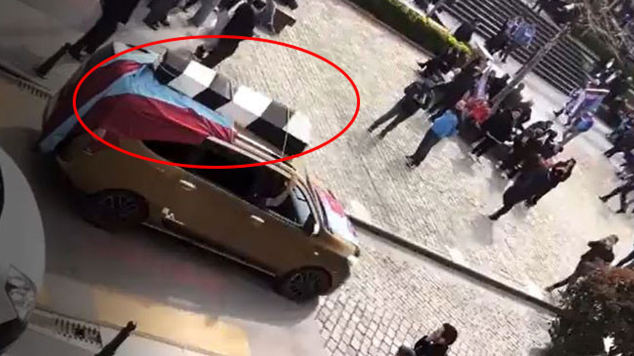 Trabzonsporlu taraftarlar bu hareketle Beşiktaş'a ayıp etti! Yakıştı mı bu size