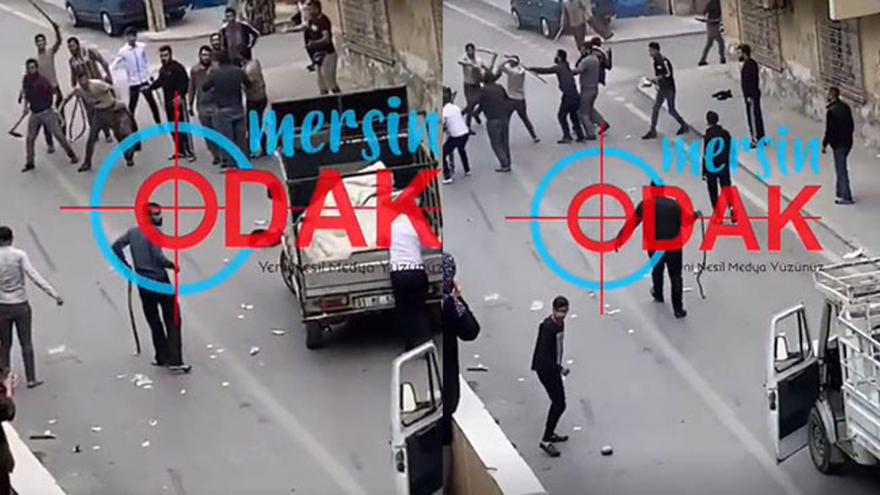 Suriyelilerden meydan savaşı! Sokak ortasında demir sopalarla saldırdılar