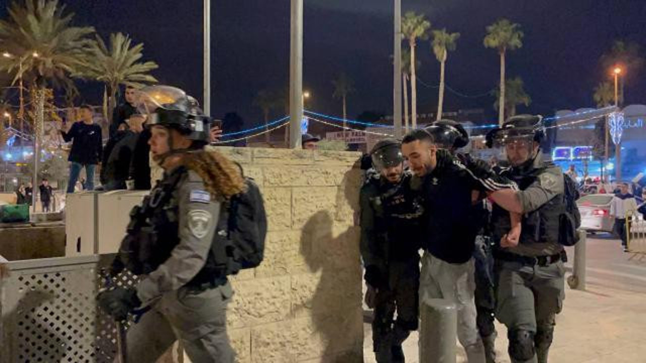 İsrail güçleri Filistinlilere müdahale etti: 5 yaralı