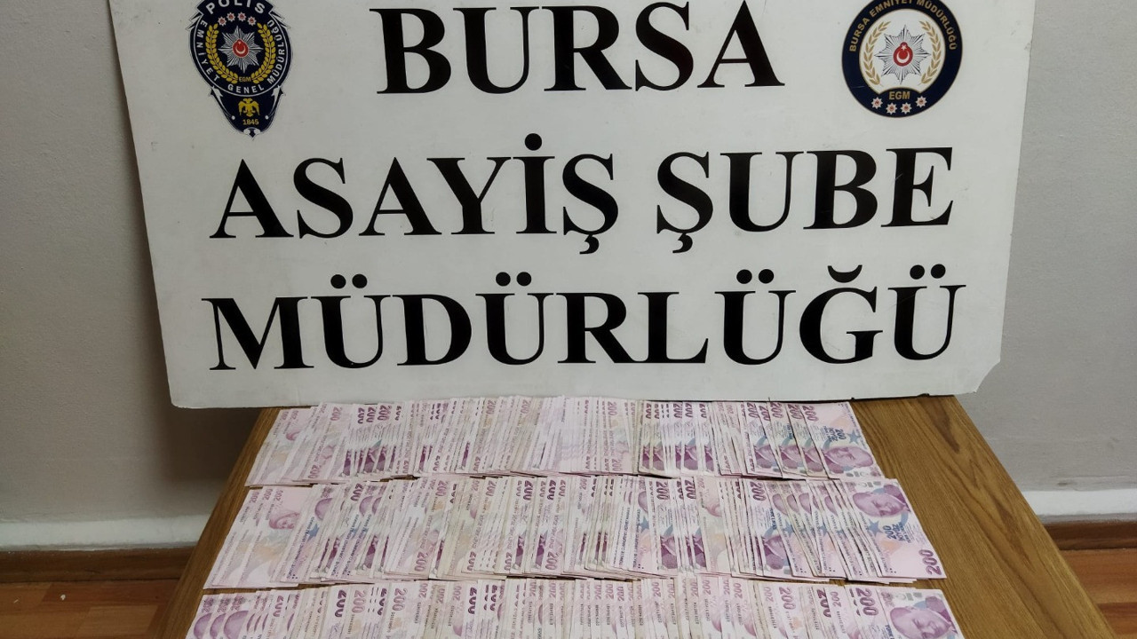 Bursa'da 59 bin liralık kapkaç