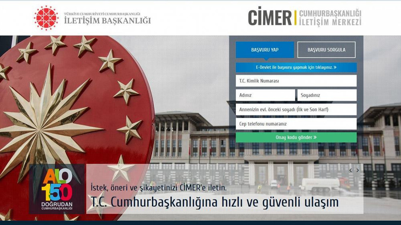 CİMER'e bir yılda 6 buçuk milyon başvuru!