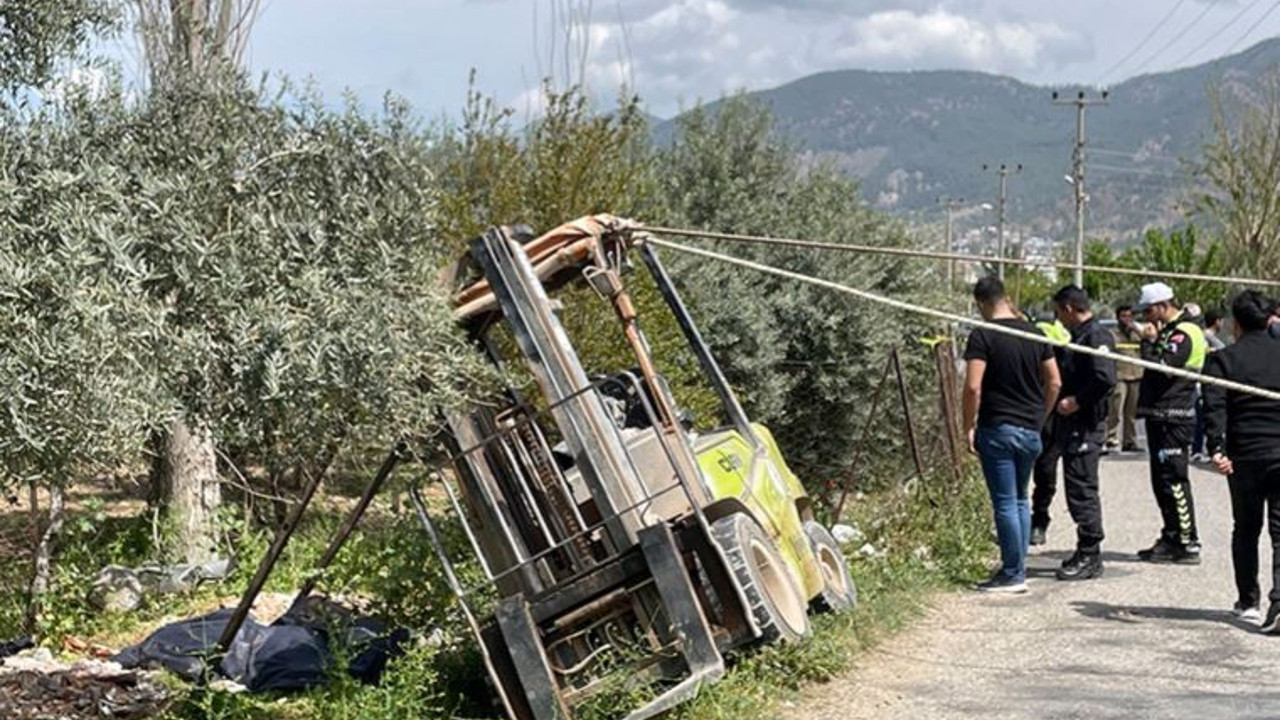 Muğla'da feci olay! Kullandığı fork-liftin altında kalan kişi öldü