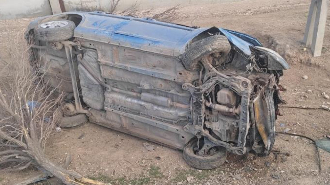 Konya'da kontrolden çıkan otomobil takla attı: 6 yaralı