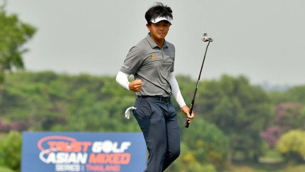 Ratchanon tarihe geçti. 15 yaşında golfte tarih yazdı
