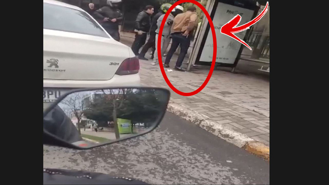 Tartıştığı motosiklet sürücüsünü belindeki silahla tehdit etti