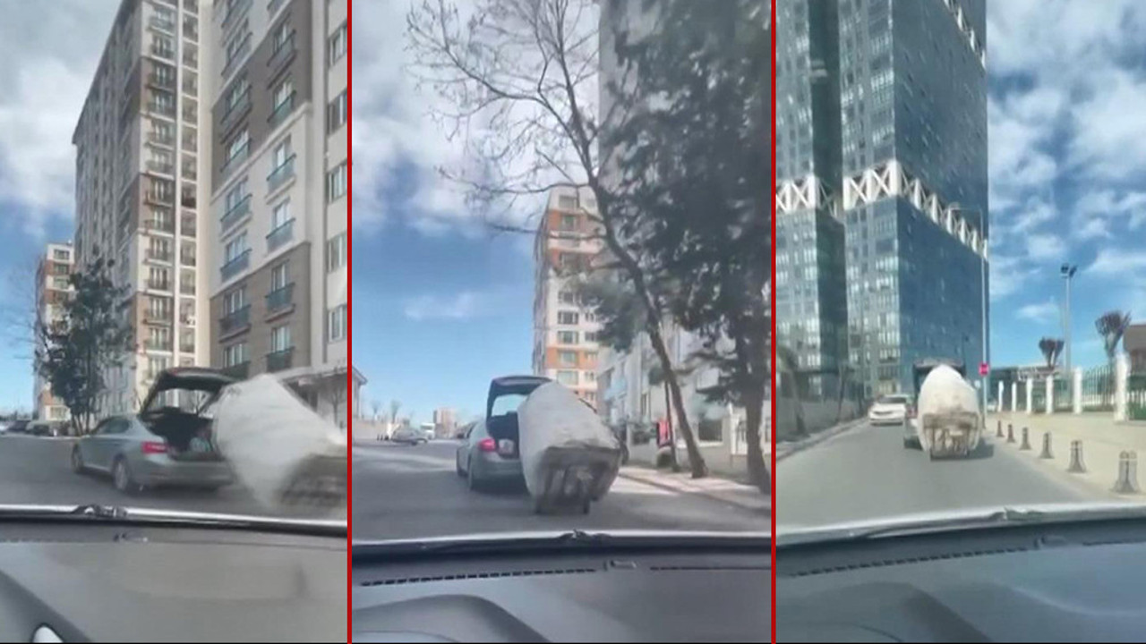 Yokuşu çıkamadığını görünce kağıt toplayıcı çocuğa böyle yardım etti. İyi insanlar iyi ki var