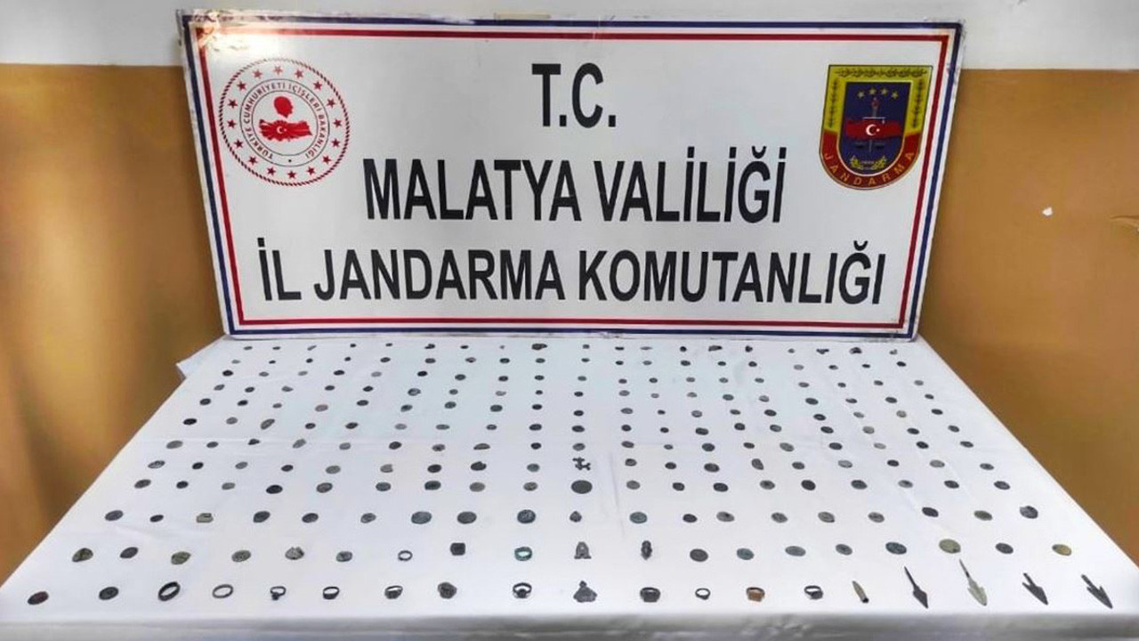 Malatya'da tarihi eser operasyonu
