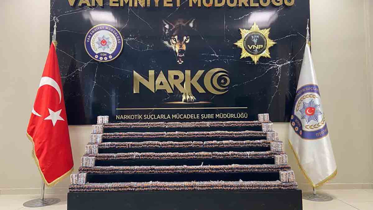 Van’da uyuşturucu operasyonu! Tam 28 bin 80 adet…
