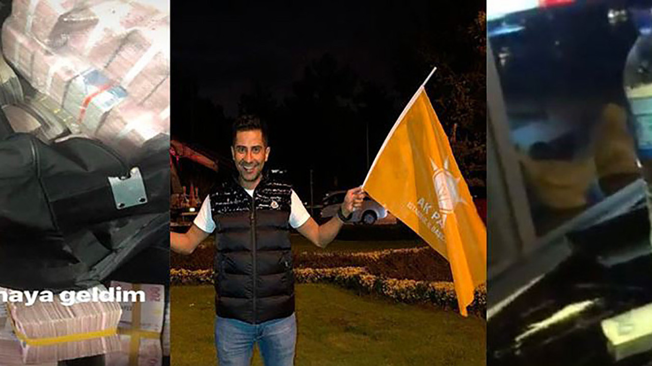 AKP'de ikinci pudra şekeri vakası. Kokain, deste deste paralar ve polis eskortu!