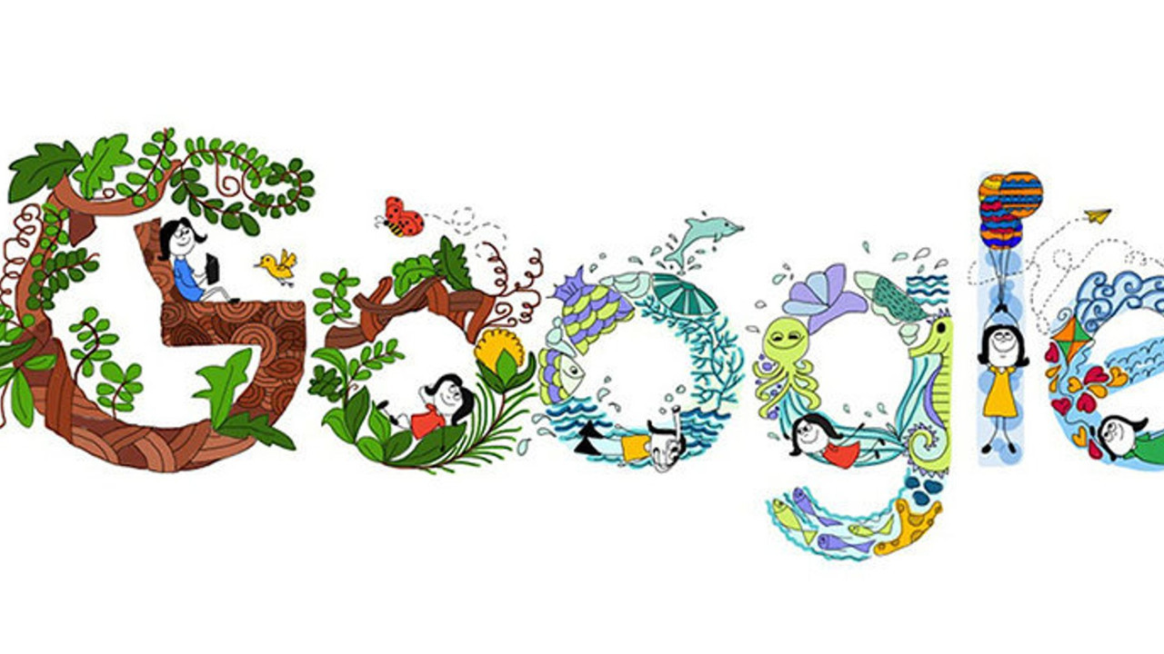 Google, dünya gününde iklim değişikliğine dikkat çeken Doodle logosu kullandı