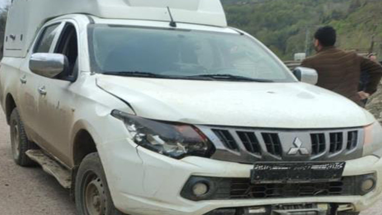 Sinop'ta pikap kazası