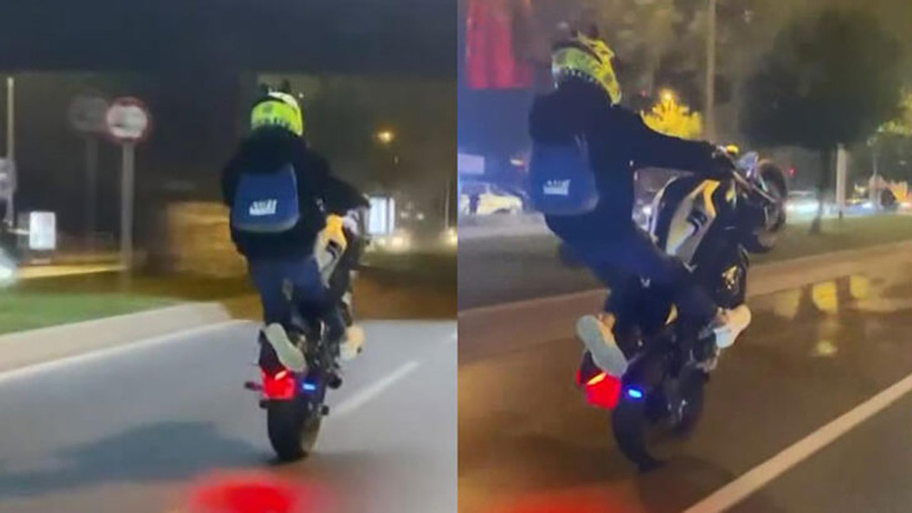 Motosikletli maganda bu kadarına pes dedirtti! ‘Tek teker tek bacak’ yolculuk…