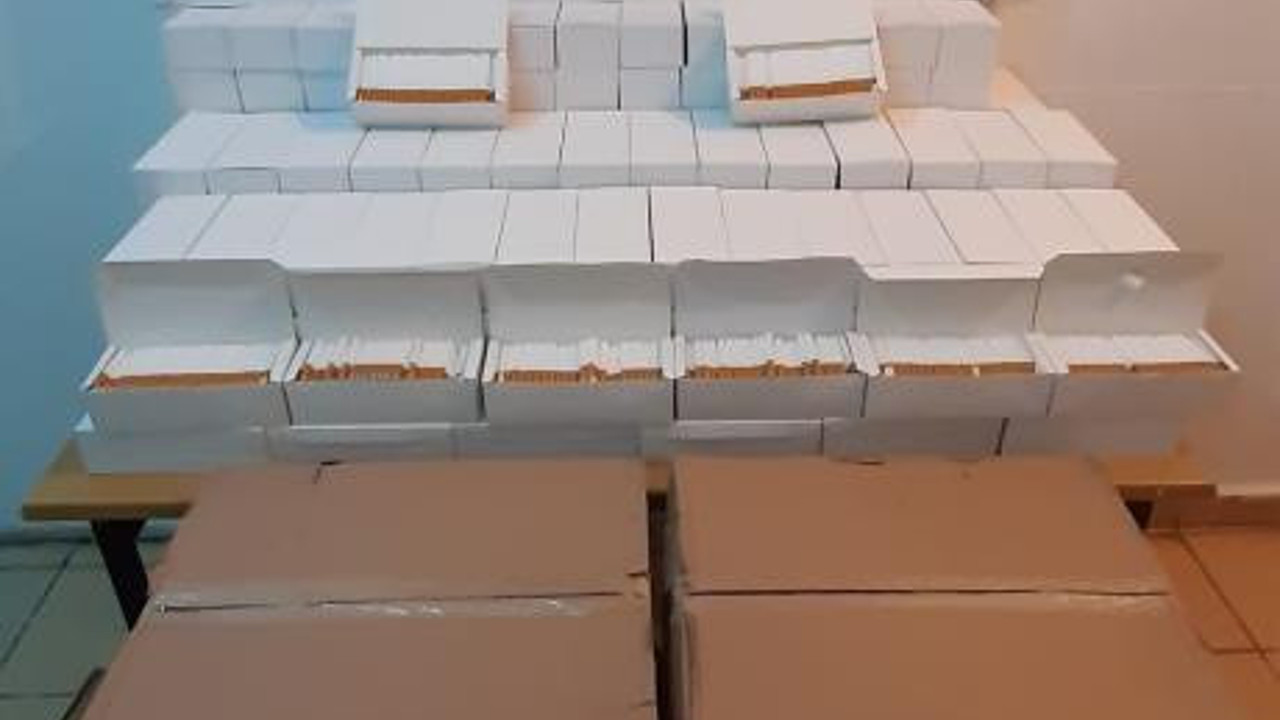 Elazığ’da ele geçirildi. 40 bin adet