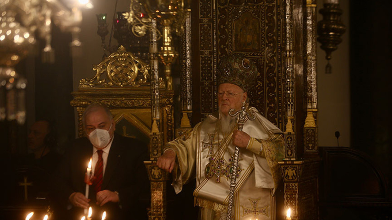 Fener Rum Patrikhanesi'nde Paskalya ayini yapıldı