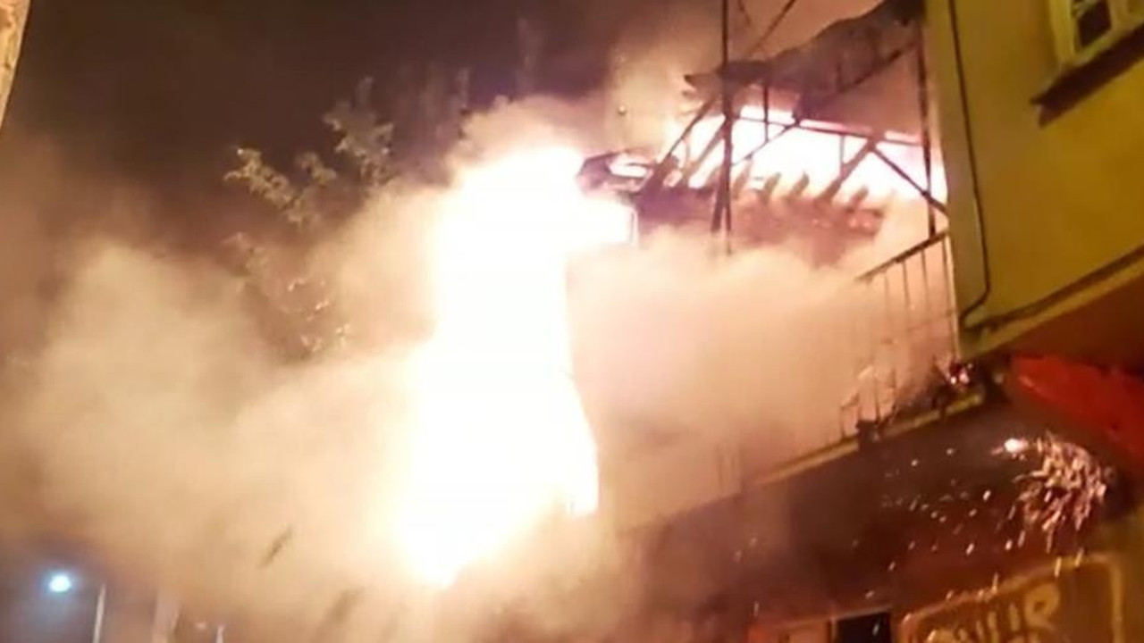 Alevler geceyi gündüze çevirdi