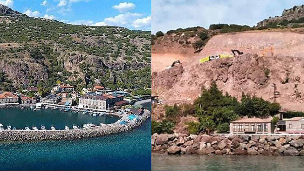 Rant, şantiye ve inşaat severlerin Assos’u getirdiği hale bakın! Utanın...