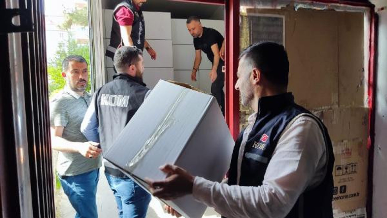 Kayseri'de ele geçirildi. 1 milyon TL değerinde