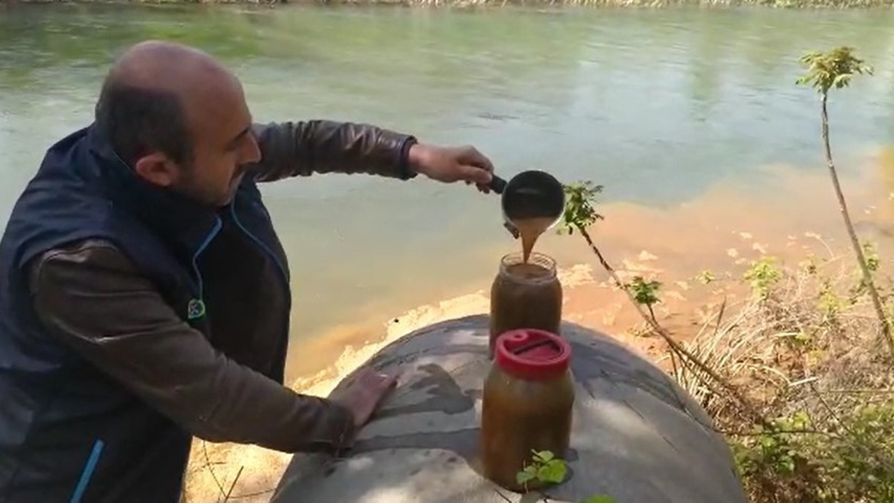 Dev firma dereye zehir boşaltırken suç üstü yakalandı. Yazıklar olsun