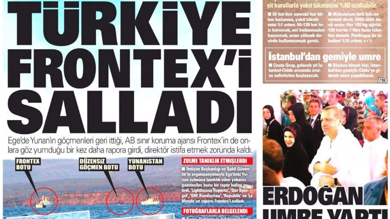 Hürriyet ve Akşam’dan Erdoğan skandalı. Oda TV ortaya çıkardı