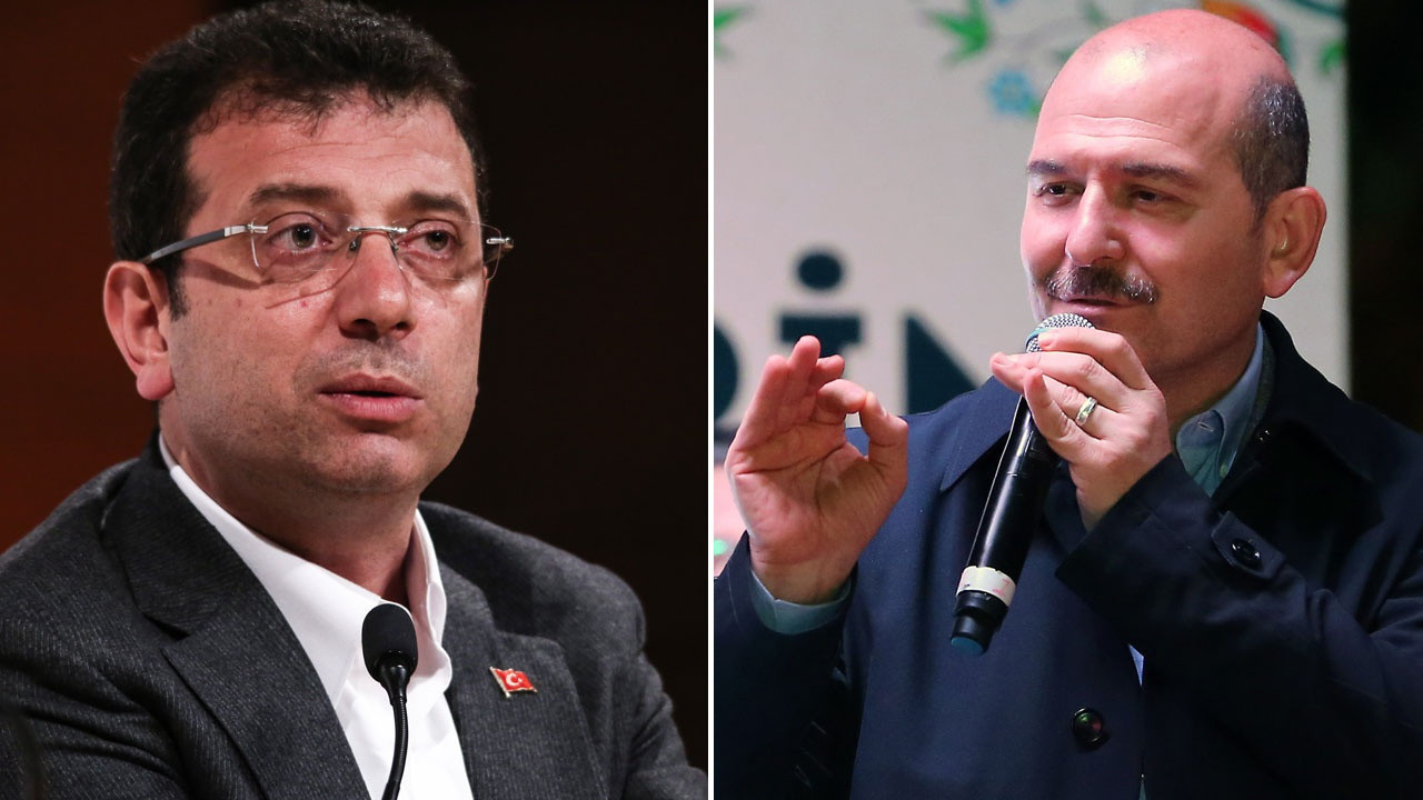 Süleyman Soylu'nun ağır sözlerine Ekrem İmamoğlu'ndan sert yanıt