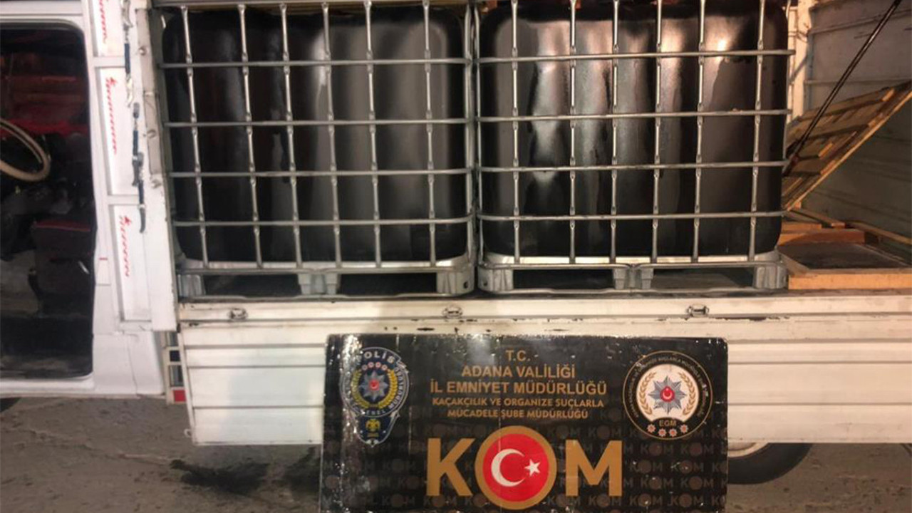 12 bin 400 litre kaçak akaryakıt ele geçirildi