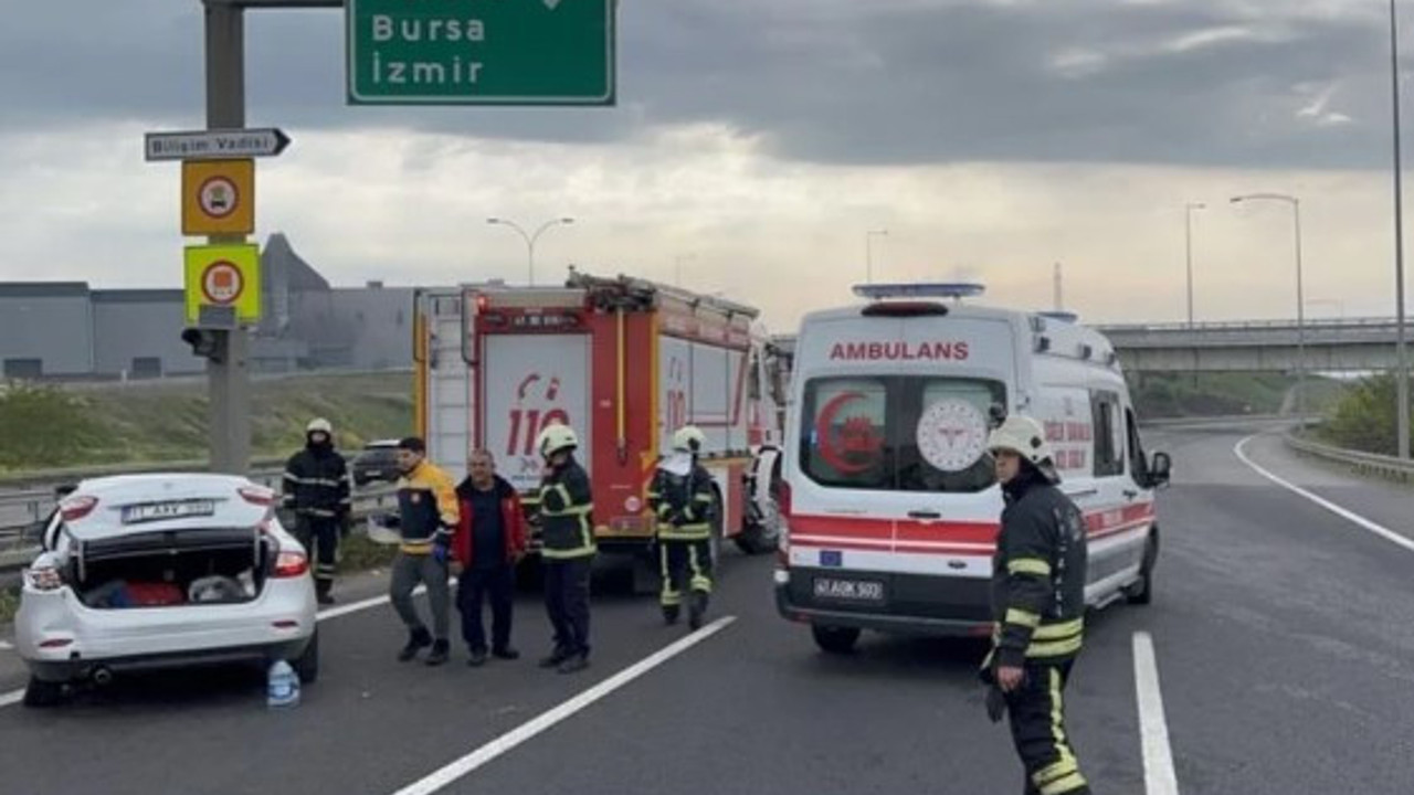 Anadolu Otoyolu'nda kaza: 1 ölü, 5 yaralı