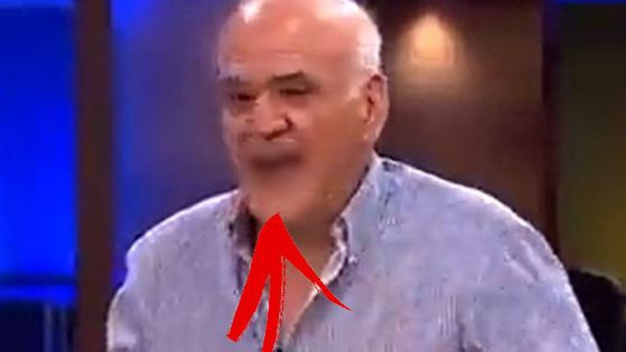 Canlı yayında iğrenç olay. Ahmet Çakar canlı yayında at sineği yedi