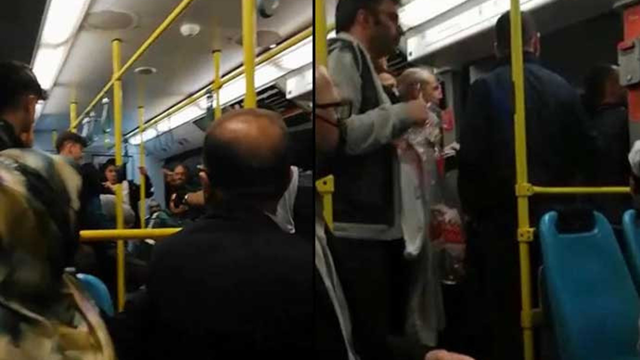 Suriyeli metroda ortalığı karıştırdı. Sigara içti kendisini uyaranlara hakaret etti