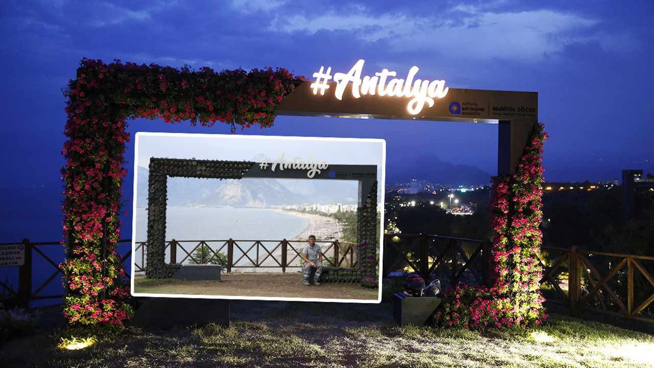 Çiçekler sürekli çalınınca başına nöbetçi personel koydular