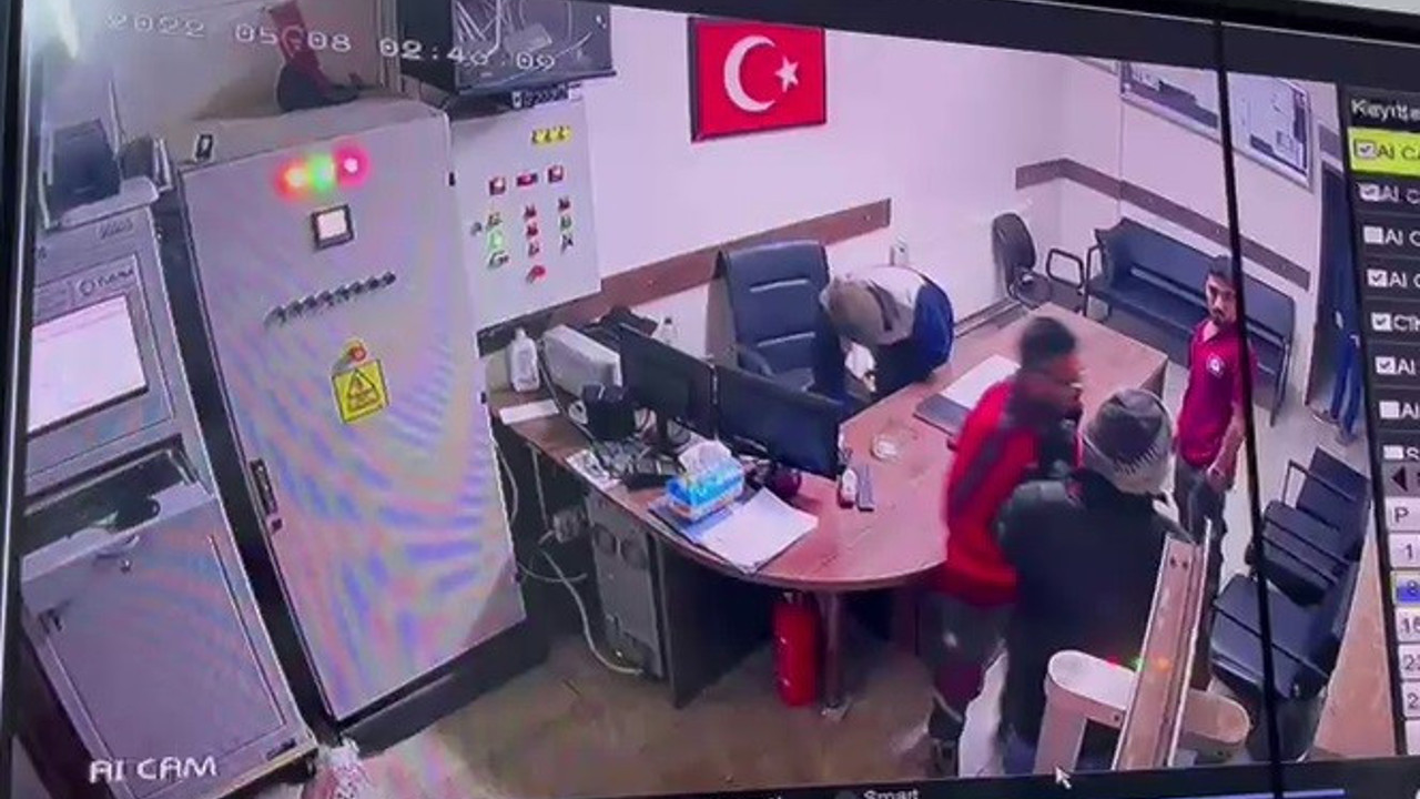 Hatay’da silahlı gasp kamerada