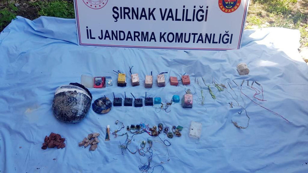 Şırnak'ta C4 ve TNT patlayıcı ele geçirildi