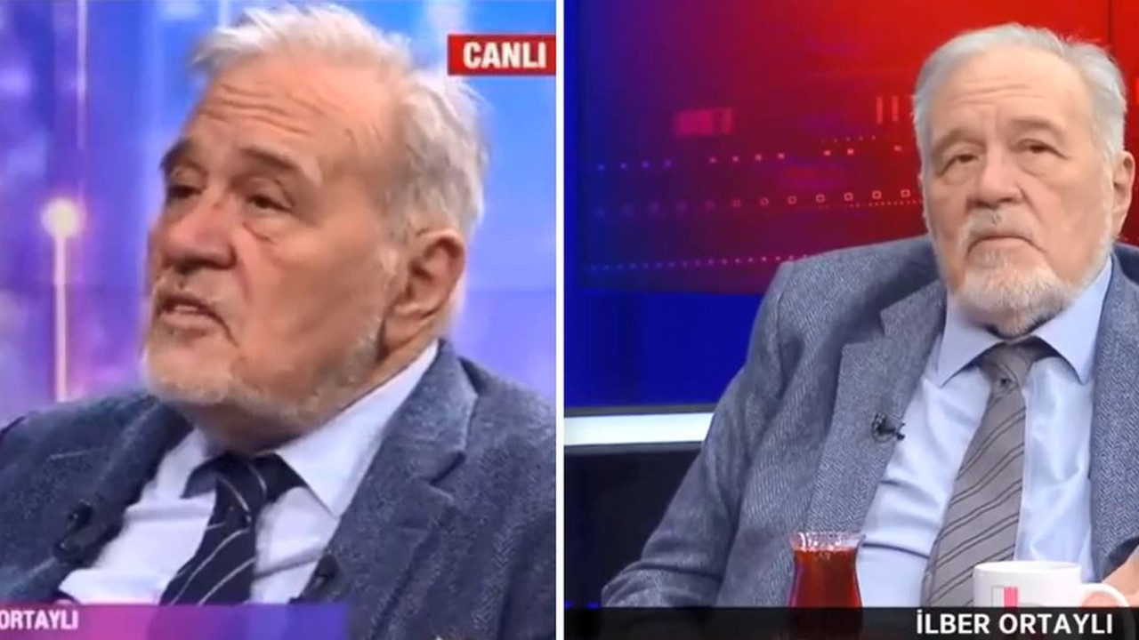 İlber Ortaylı fena yakalandı. A haber’de başka Halk TV’de başka konuştu