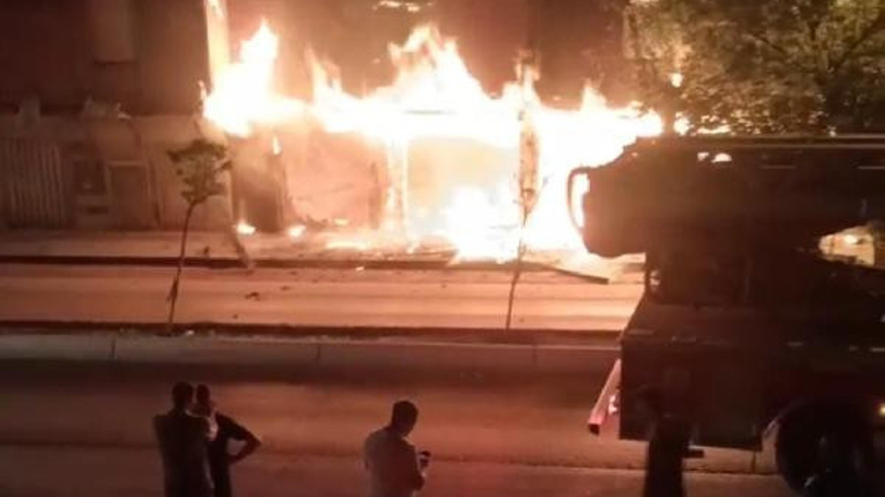 Ankara'da korkutan yangın (13 Mayıs 2022)