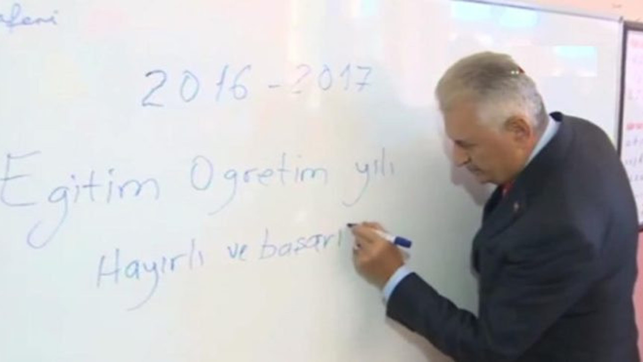Bizler size okumayı yazmayı öğrettik. Binali Yıldırım'dan ilginç çıkış