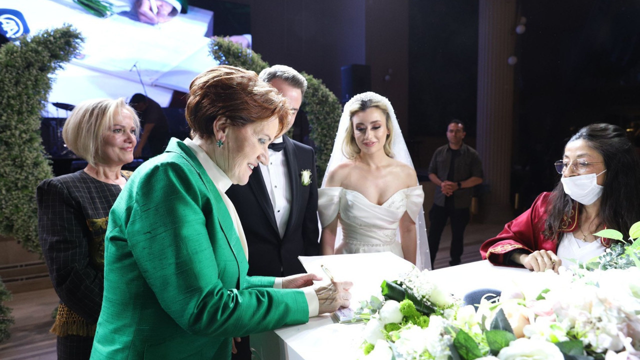 Oktay Vural'ın oğlu dünyaevine girdi. Meral Akşener nikah şahidi oldu