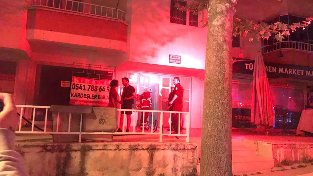 Apartmanın bodrum katında korkutan yangın